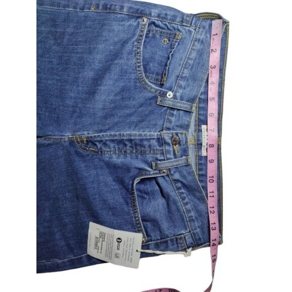 Etica Stanton Relaxed Wide Leg Fistral Medium Wash Button Fly Jeans 28x31 NWT - Picture 3 of 7